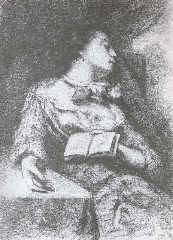 Gustave Courbet Sleeping woman oil painting image